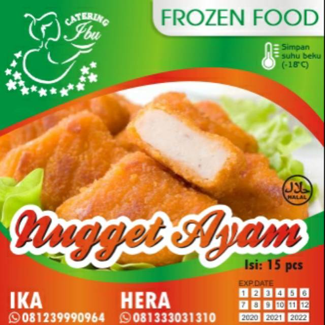 

Nugget ayamnFrozen food siap saji