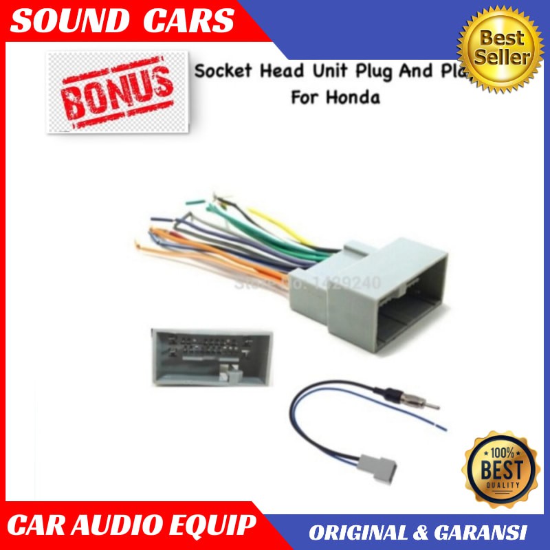 Tv mobil Honda atau Head Unit Honda Mp4 merk JEC  kamera dan Antena Best Quality Garansi Original