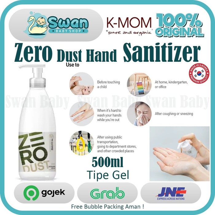 KMOM Zero Dust Hand Sanitizer Gel 500ml