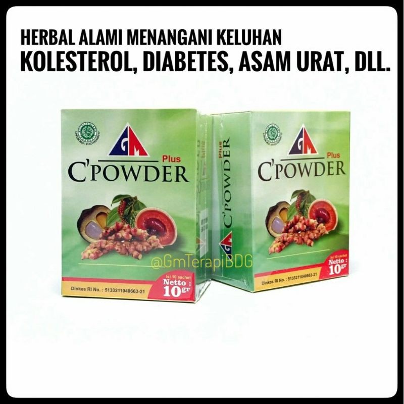 

GM C POWDER | Imunitas | Diabetes | Kolesterol | Asam Urat |