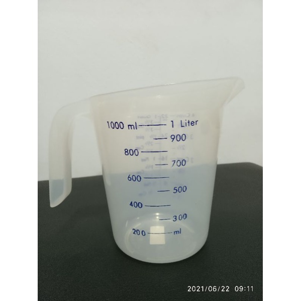 Gelas takar 1 litter/gelas ukur 1000ml/gelas takar air 1000ml/gelas takar plastik owl plast