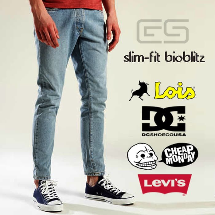 Celana Jeans Pria - Bioblitz - DC - Cheapmonday - Levis - Lois - PSD