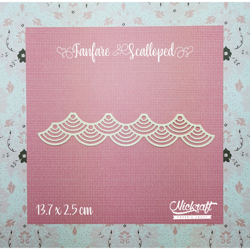 

FANFARE SCALLOP - Scrapbook Border