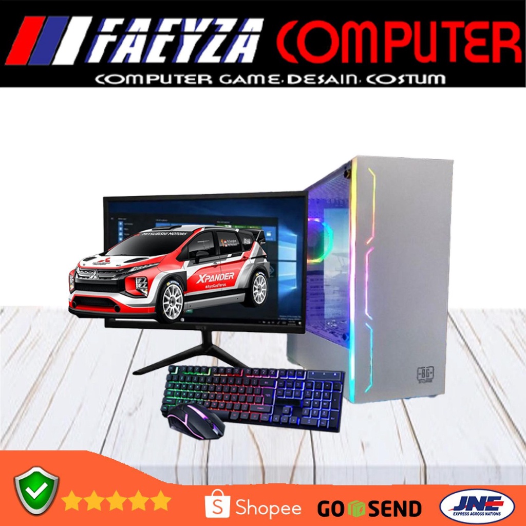 PC Gaming Fullset AMD RYZEN 5 3500 | DDR4 8GB | SSD HDD | VGA 2GB DDR5