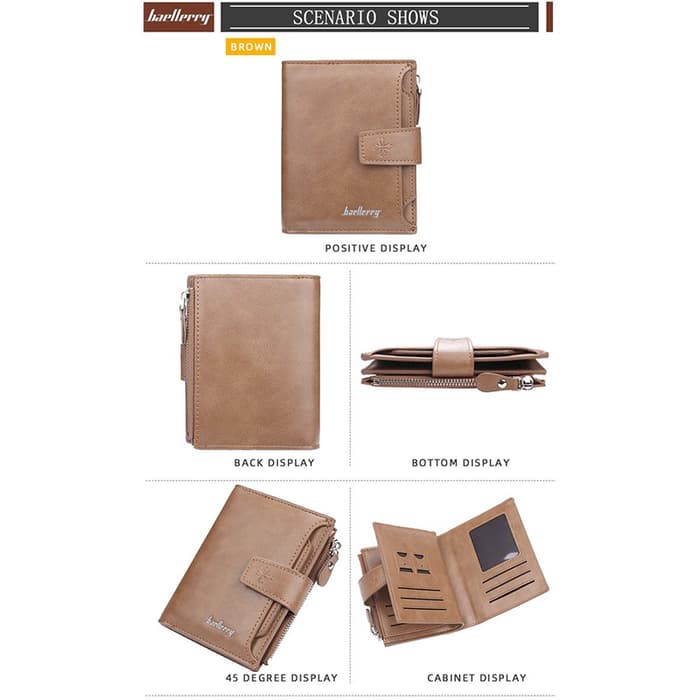 Travelmate Bellerry D3219 dompet kulit lipat pria Leather Wallet  Original