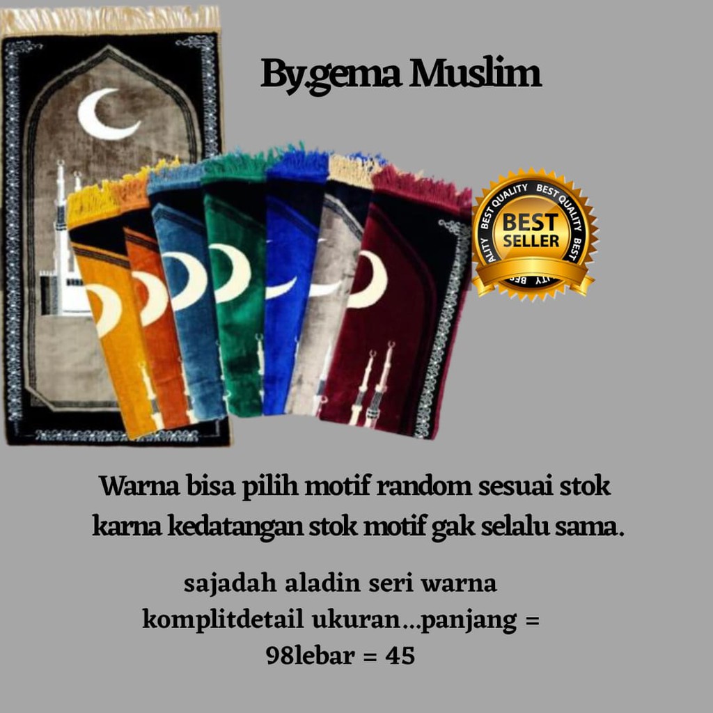 Jual Sajadah Lampu Aladin Tidak Bisa Pilih Warna Dan Motif Shopee