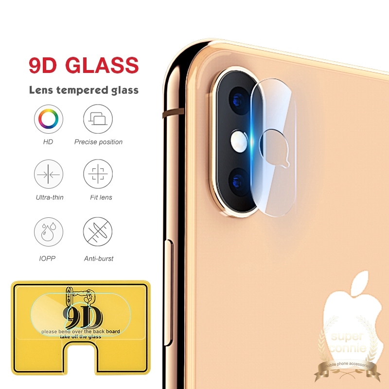 Pelindung Layar Lensa Kamera Belakang 9d Untuk Iphone 6 X Xr Xs Max 6 7 8 Plus