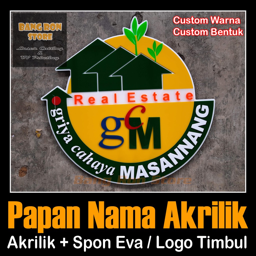 

Logo Perusahaan - Papan Nama Toko Kantor Custom - Logo Akrilik & Spon