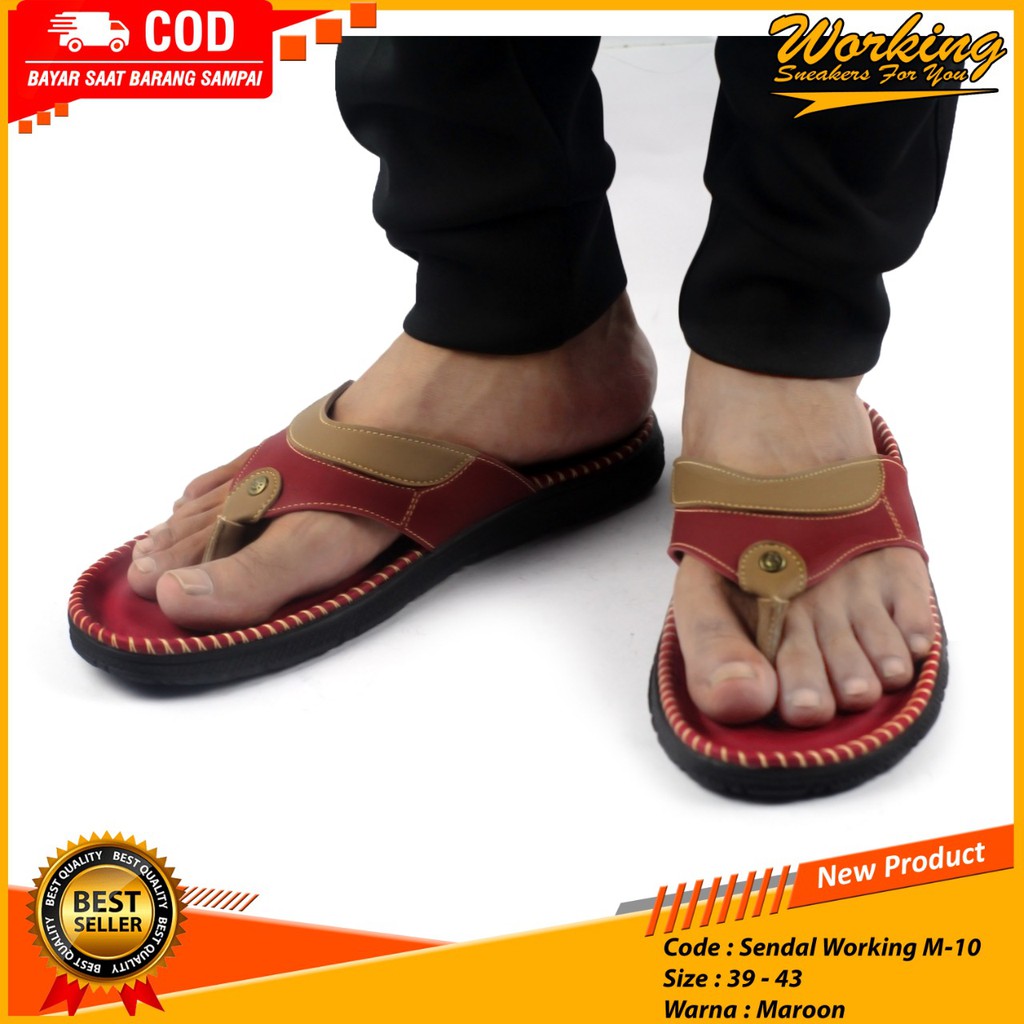 sandal M-10 pria model casual sale hari raya!!!