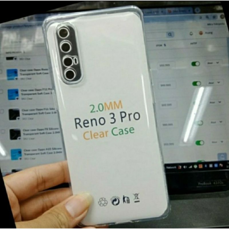 Oppp Reno 3 Reno 3 Pro soft case silikon silicone clear case Premium