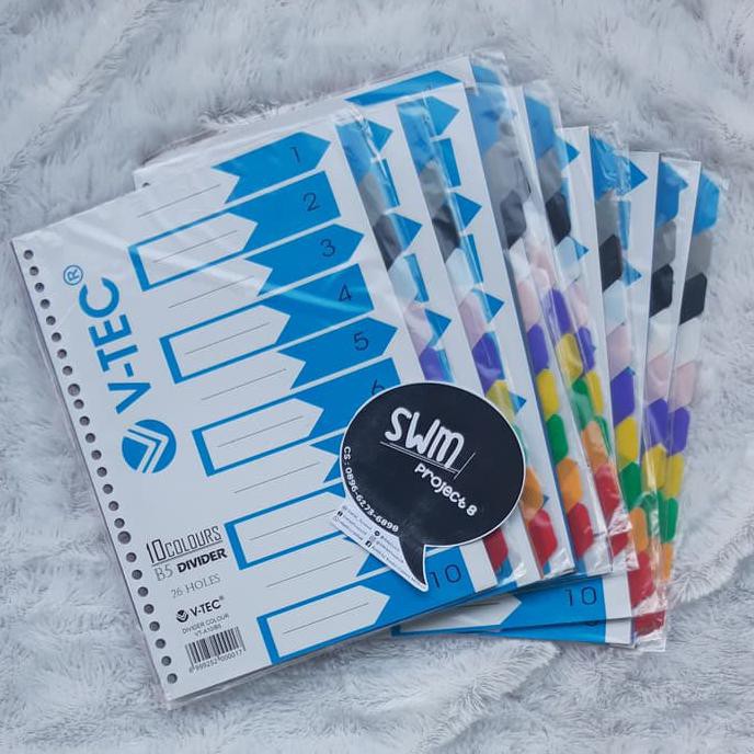 

BEST SELLER B5 26ring refill loose leaf isi binder filler kertas file pembatas TERJAMIN