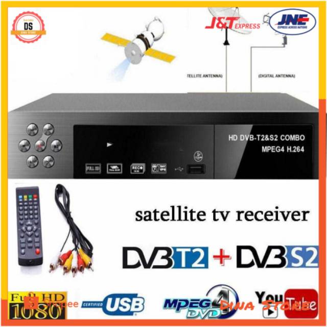 Montage VT6000 Smart Digital TV Box Receiver 1080P DVB-T2 + DVB-S2 receiver chanel digital