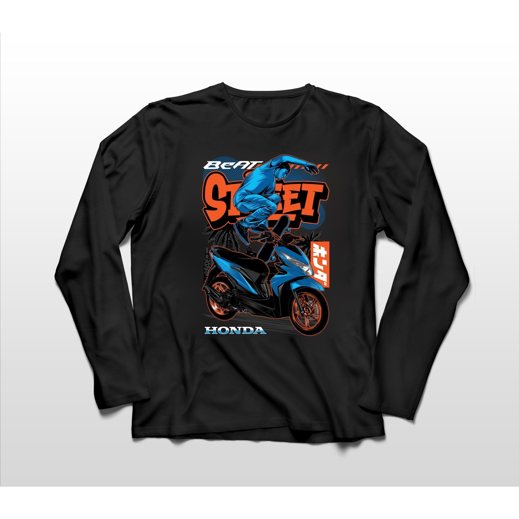 KAOS LENGAN PANJANG HONDA BEAT STREET SKATER 2 BIG SIZE JUMBO