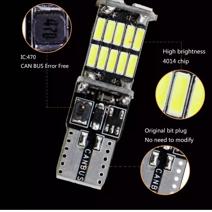 Led T10 Lampu Senja T10 Lampu Kota T10 2 PCS R216