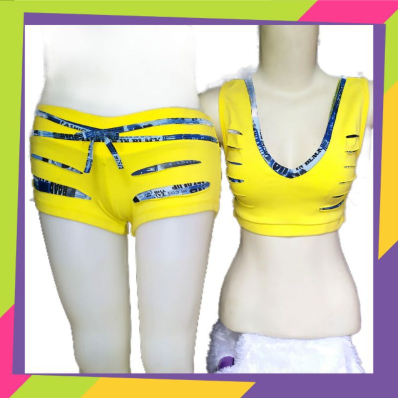 stelan celana bra sexy hotpan olahraga wanita