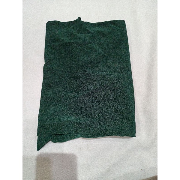 Jilbab Bergo Pad by Aldhans-Hijau botol