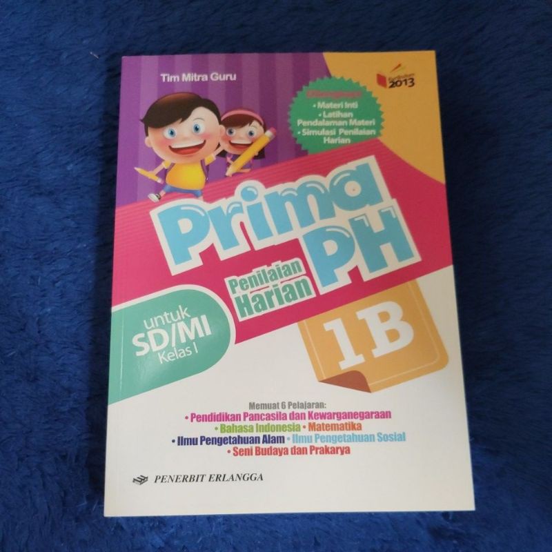 Buku Prima PH 1B unutk Kelas 1 SD K2013 Revisi