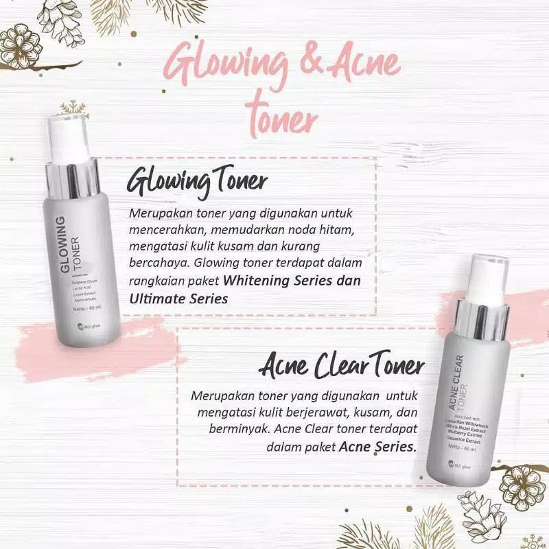 MS Glow Toner / Toner MS Glow / MS Glow Glowing Toner / MS Glow Acne Toner / Toner Pencerah