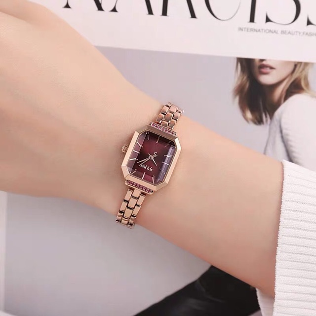 JULIUS JA-1064 Official Store Bagsomnia Kotak Wanita Elegan Rantai Gelang Korea