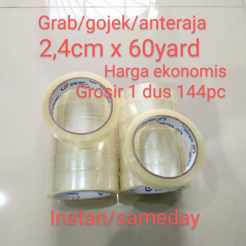 

Selotip Selotape Isolasi bening satu 1 inch Lakban Premium Quality