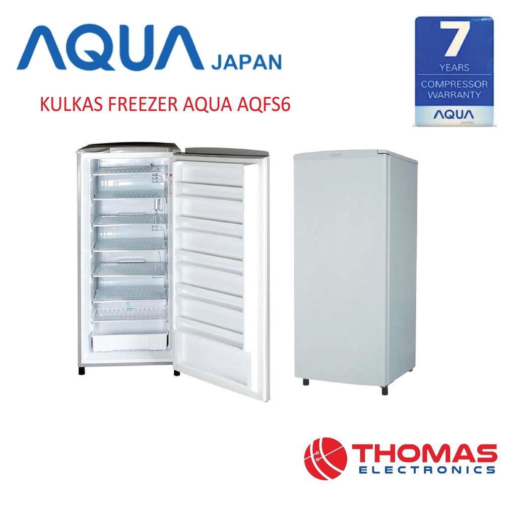 KULKAS FREEZER AQUA AQFS6 6 RAK KULKAS FREEZER ASI AQUA S6 GARANSI