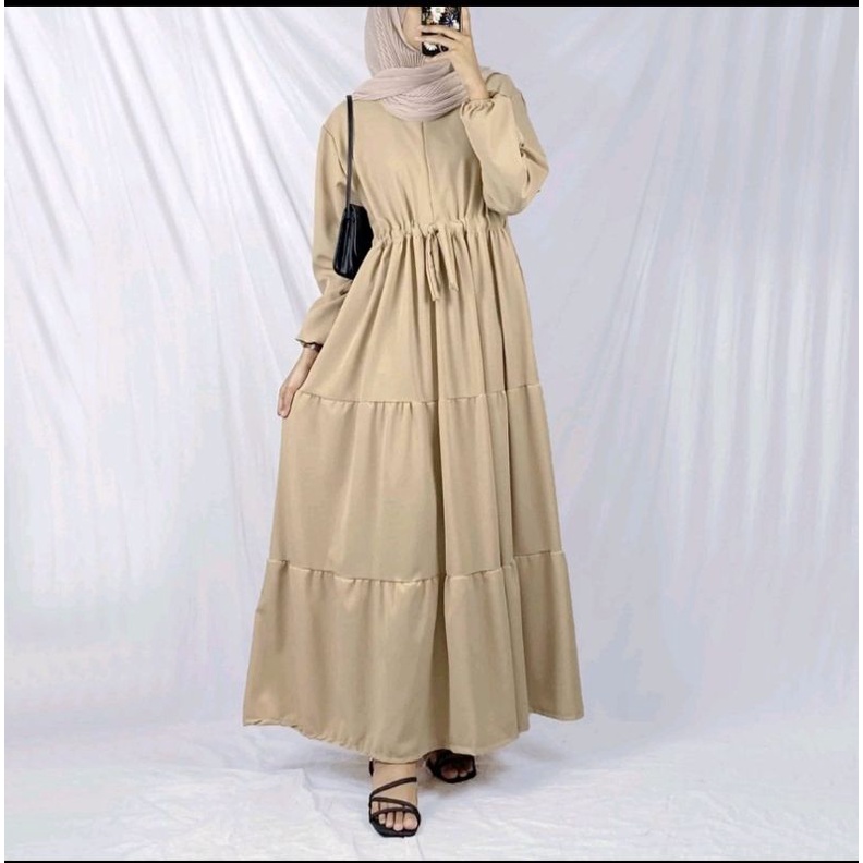 gamis simple elegan remaja 2022 ananda
