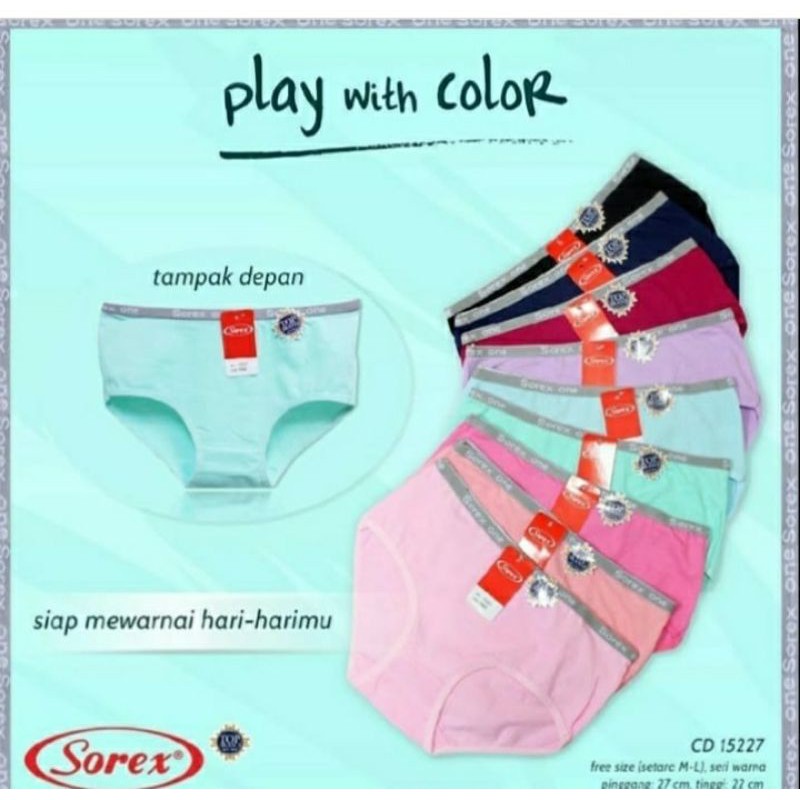 cd wanita mini sorex 15227 abg