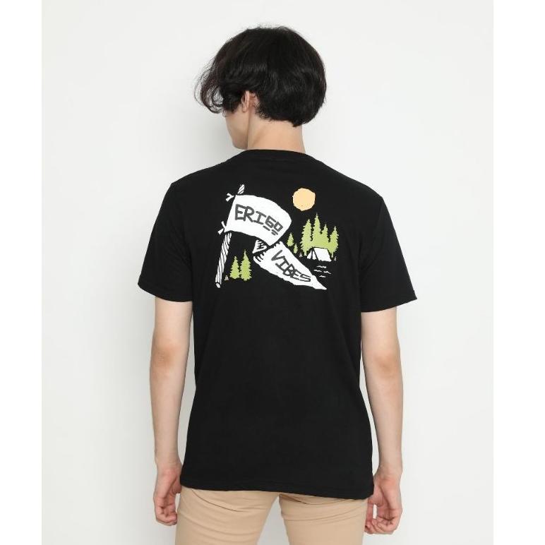 [KODE PRODUK Y97EZ8343] Kaos Baju Tshirt ERIGO White Flag Black
