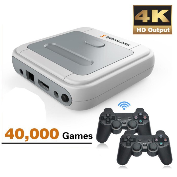 BOYHOM Super Console X Video Game Retro Controller Stick 128GB 41000