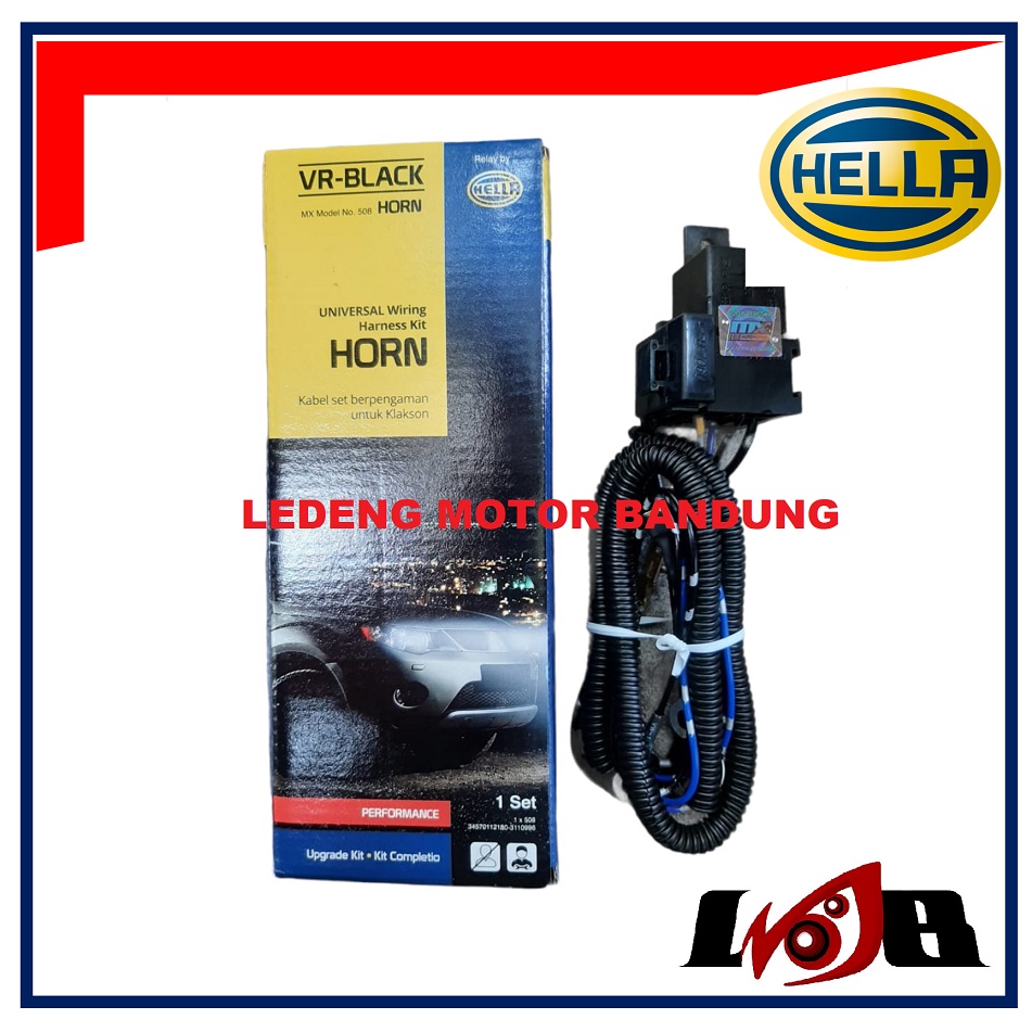 Hella Relay Kabel Set Klakson Rilai Cable Horn Rumah Sikring Fuse Kit