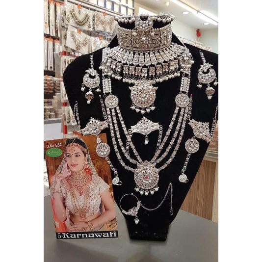 kalung bridal India set komplit penganten.