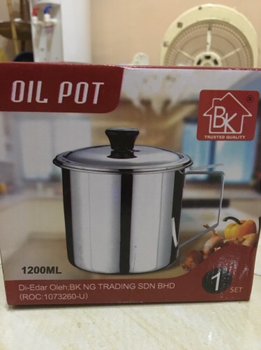 Oil Pot 12cm Saringan Minyak