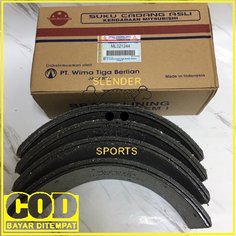 BRAKE LINING CANTER PS 125 TB - KAMPAS REM MITSUBISHI CANTER PS125 TURBO PS135