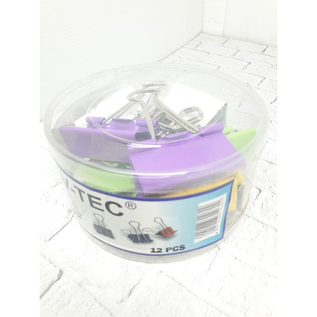 

V-TEC Klip Foldback Warna Penjepit Kertas Binder No. 260