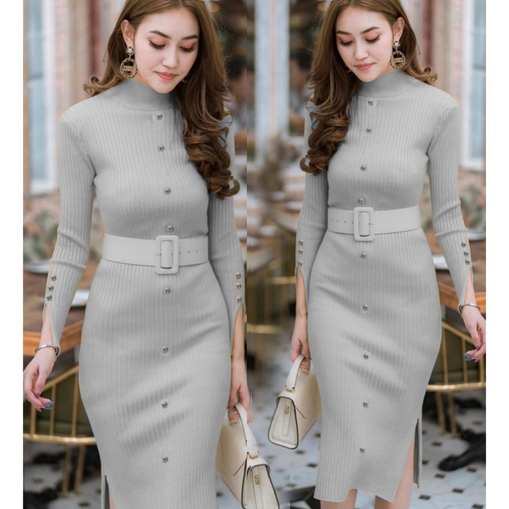 Dress FFilkaa - Baju Wanita - Dress Rajut Wanita Terbaru