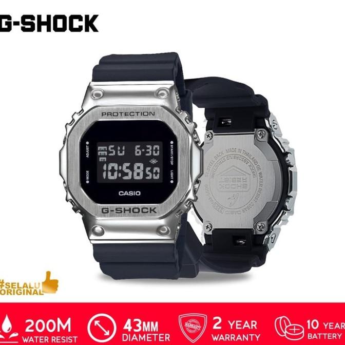 Casio G-Shock GM-5600-1DR/GM-5600-1DR/GM-5600 Original Termurah