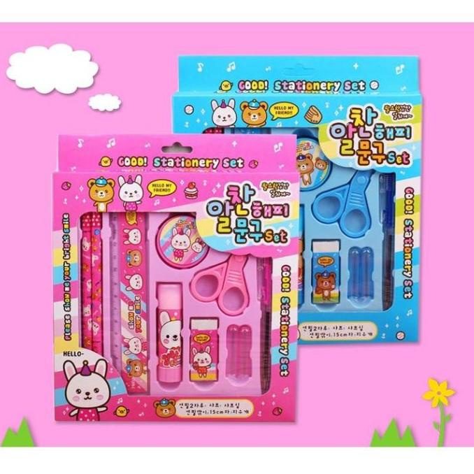 

Alat tulis set XL, perlengkapan sekolah, stationary sekolah, alat