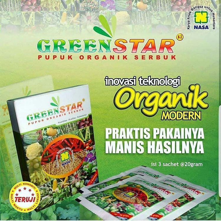 PUPUK GREEN STAR NASA