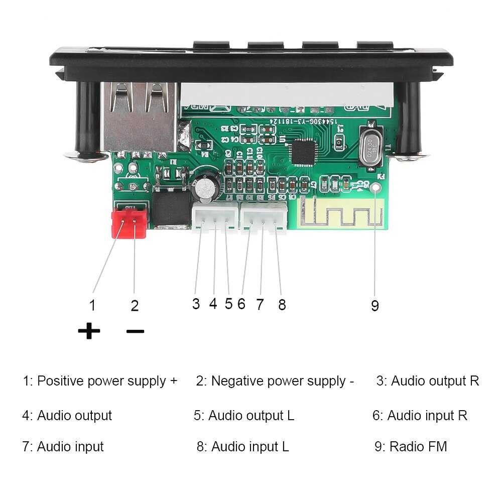 Bergaransi ! Kebidu Tape Audio Mobil MP3 Player Bluetooth Wireless 12V - JSD-565