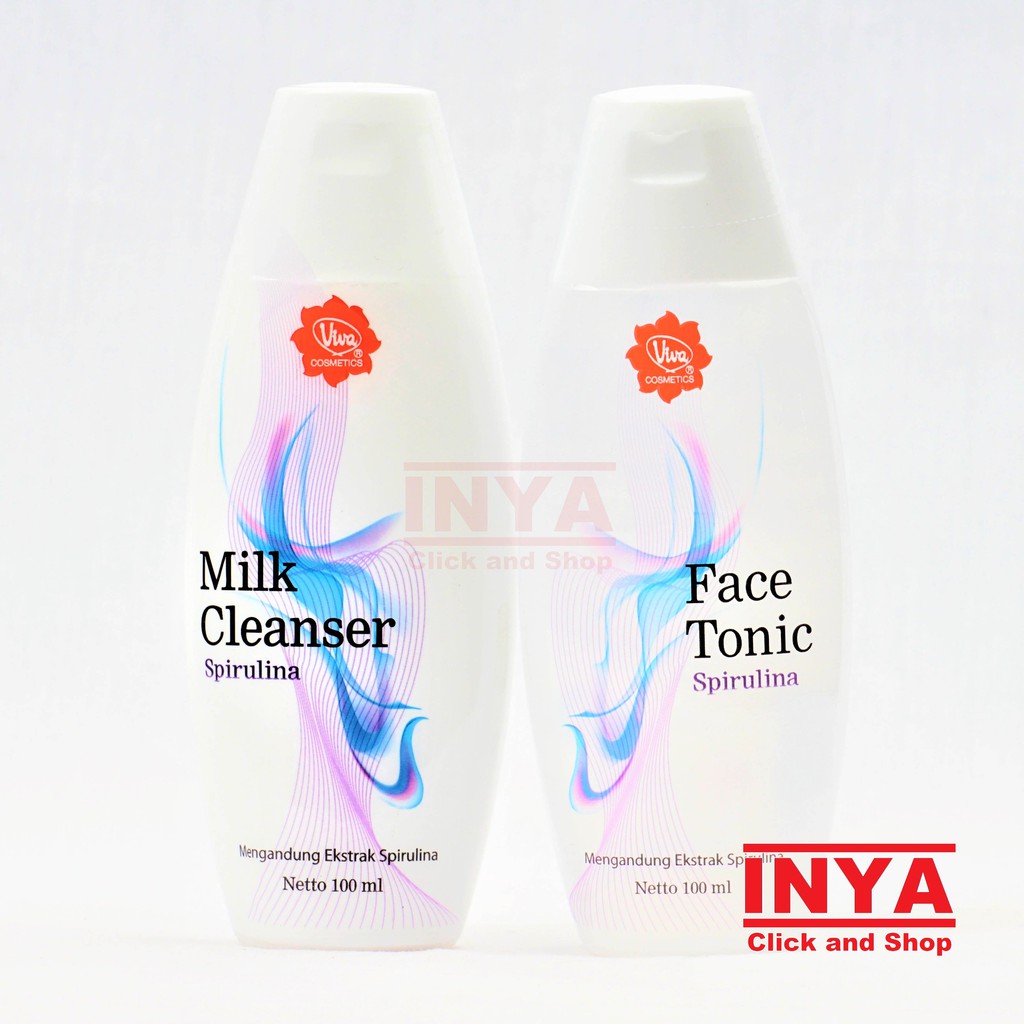 VIVA MILK CLEANSER AND FACE TONIC 100ml - Pembersih Wajah