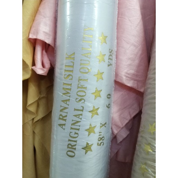 new kain best seller / bahan armani silk/satin armani 100% original