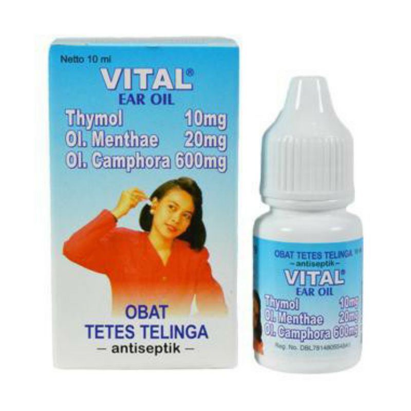 VITAL EAR OIL 10 ml Obat Tetes Telinga