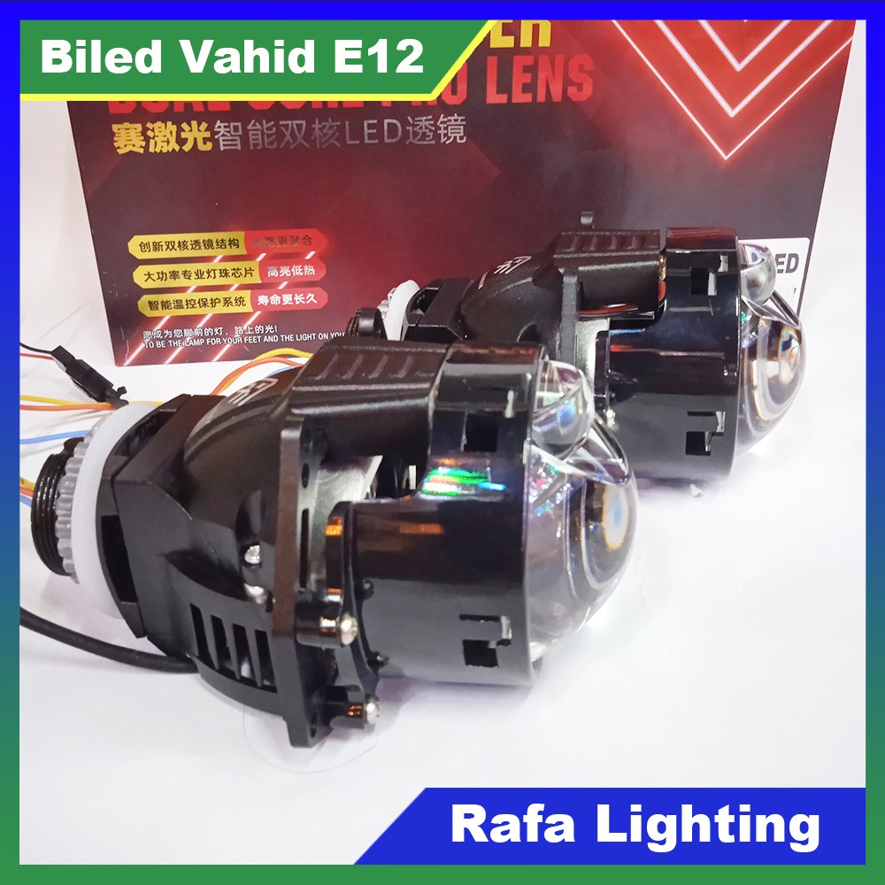 Bi-LED E12 Vahid|3.0 inch LED Projector Dual Core Pro Lens Semi Laser