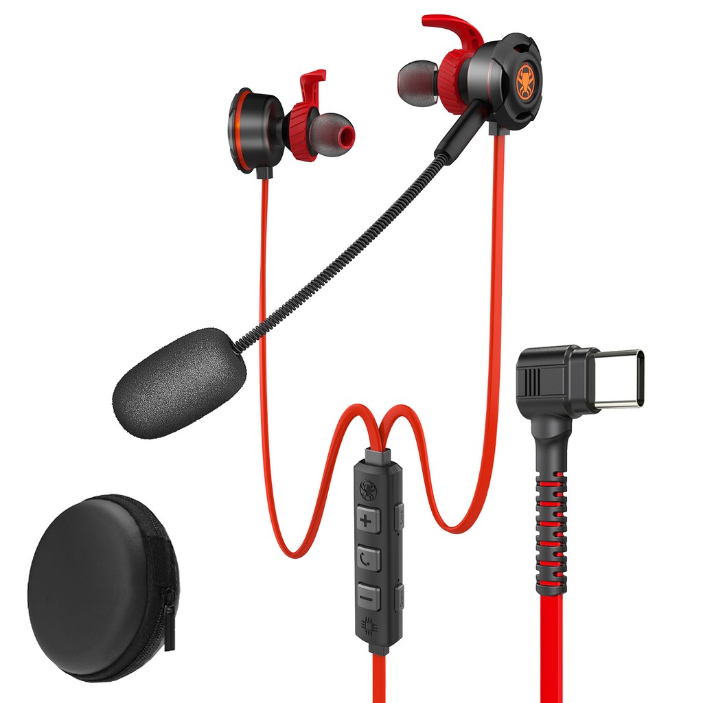Plextone G30 In Ear Gaming Earphone Headset With Mic Jack / Type-C Original