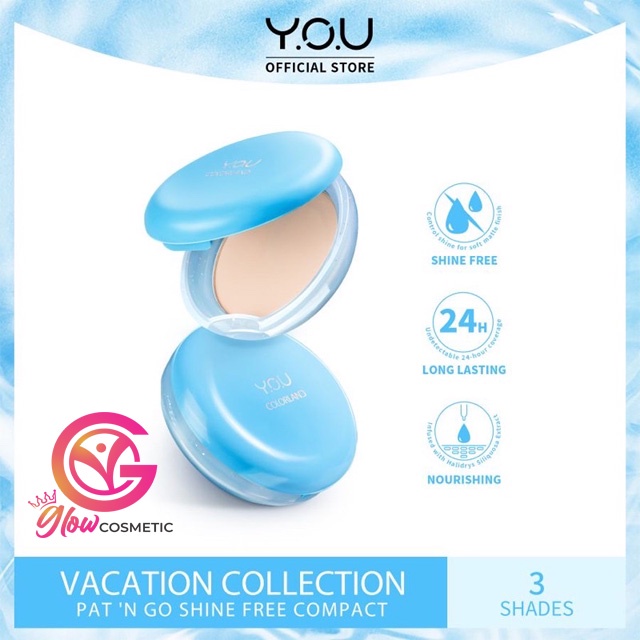 YOU COLORLAND PAT'N GO SHINE FREE COMPACT 6G