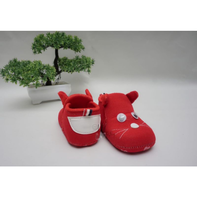 SEPATU BAYI kucing perempuan gendong girls sepatu bayi prewalker 1-12bln