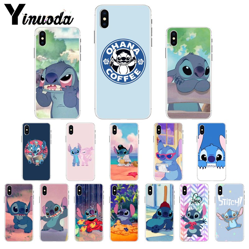 Yinuoda Lucu Kartun Lilo Stitch Lucu Berwarna Warni Aksesoris Case