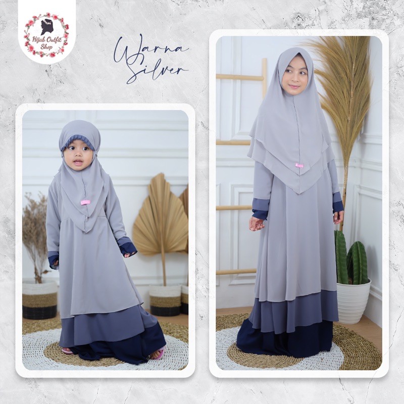 Annasya dress couple ibu anak