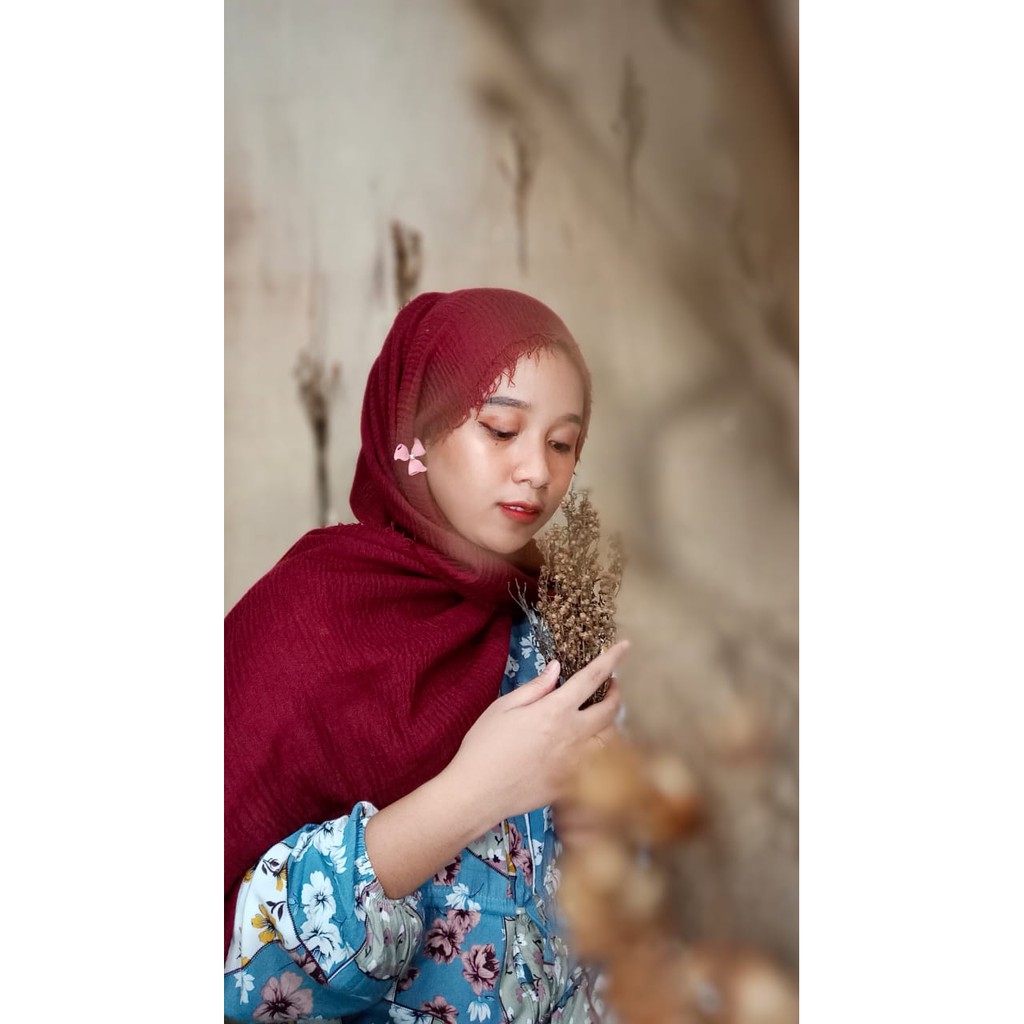 Nazira Pashmina Crincle /PART 1-MARON