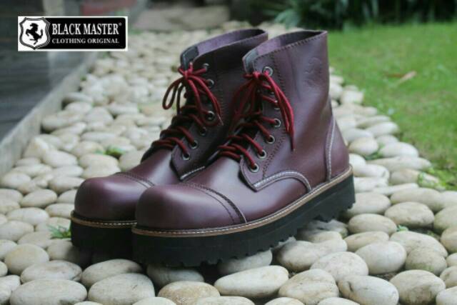 (COD) SEPATU BOOT FULL KULIT ASLI BLACKMASTER UNDERGROUND ORIGINAL FOOTWEAR CH LEATHER